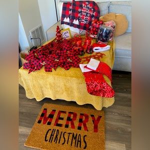 Buffalo plaid Christmas decor bundle!